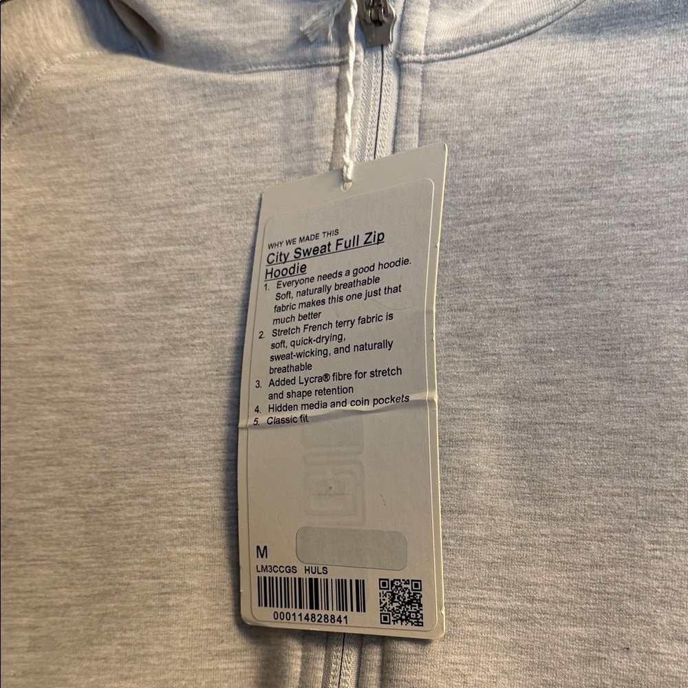 lululemon athletica Light Gray Full-Zip Hoodie - Picture 3 of 4